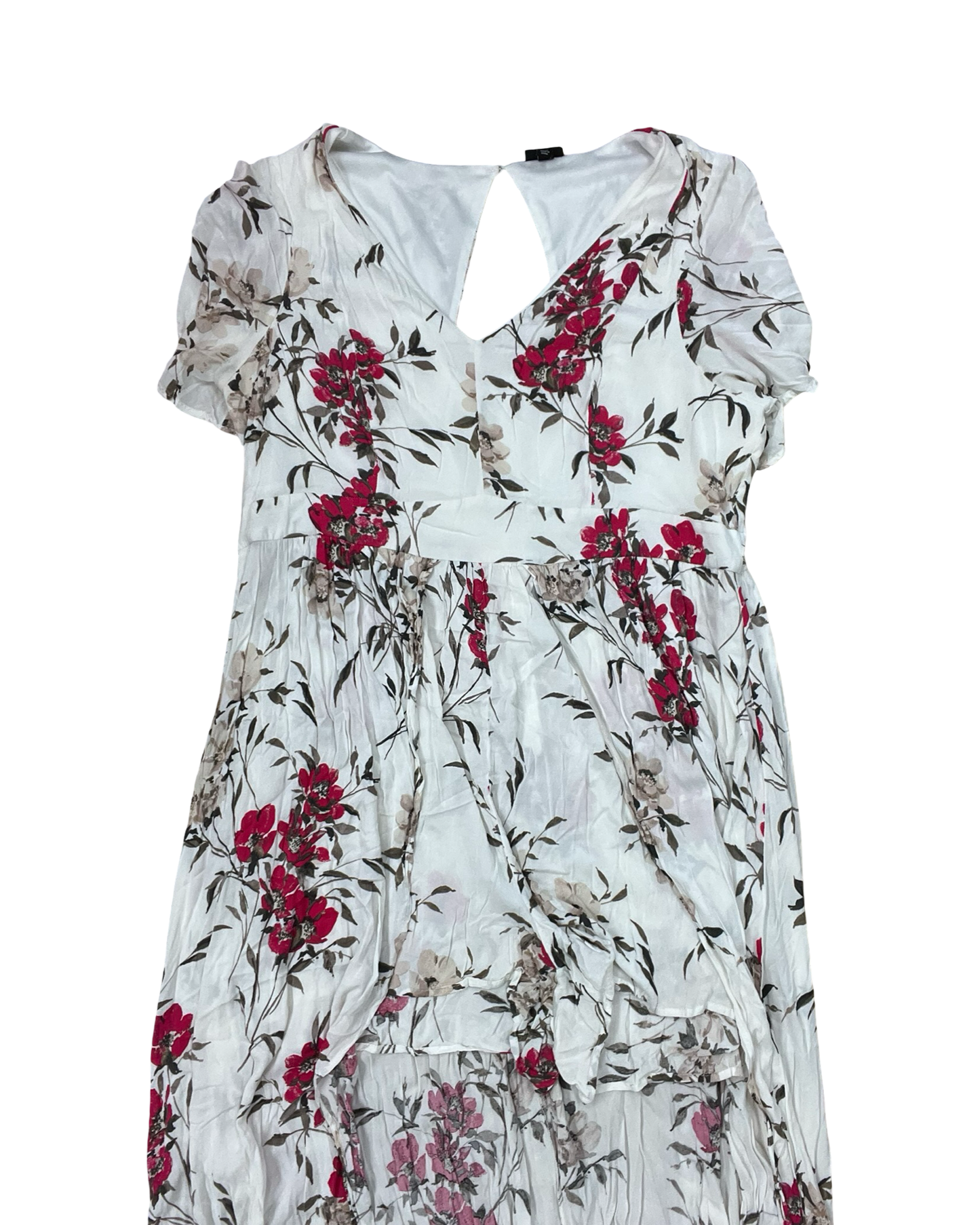 Romper By Torrid In Cream & Pink, Size:2X