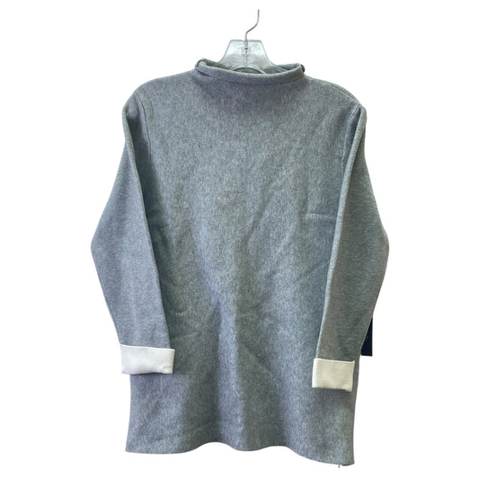 Sweater By Tahari By Arthur Levine In Grey, Size:L