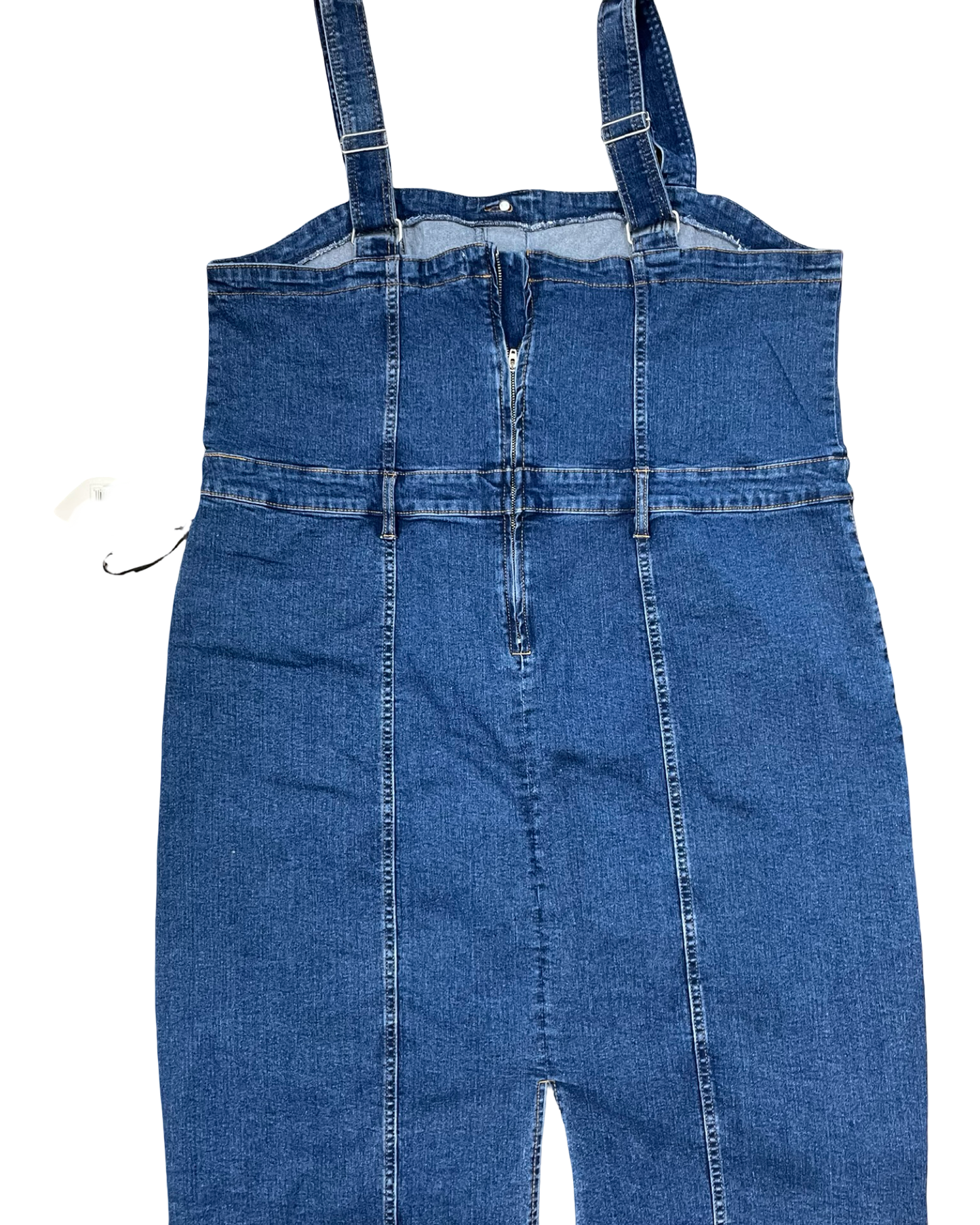 Dress Casual Maxi By Ava & Viv In Blue Denim, Size:2X