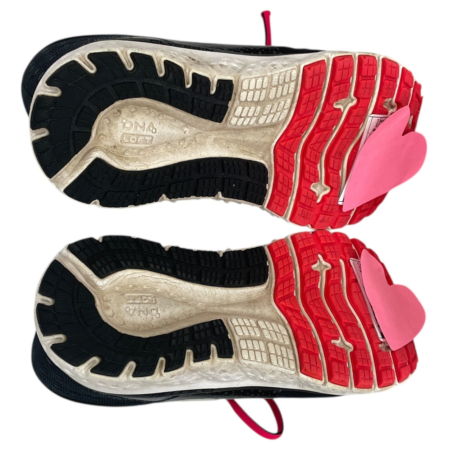 Shoes Athletic By Brooks In Black & Pink, Size:8