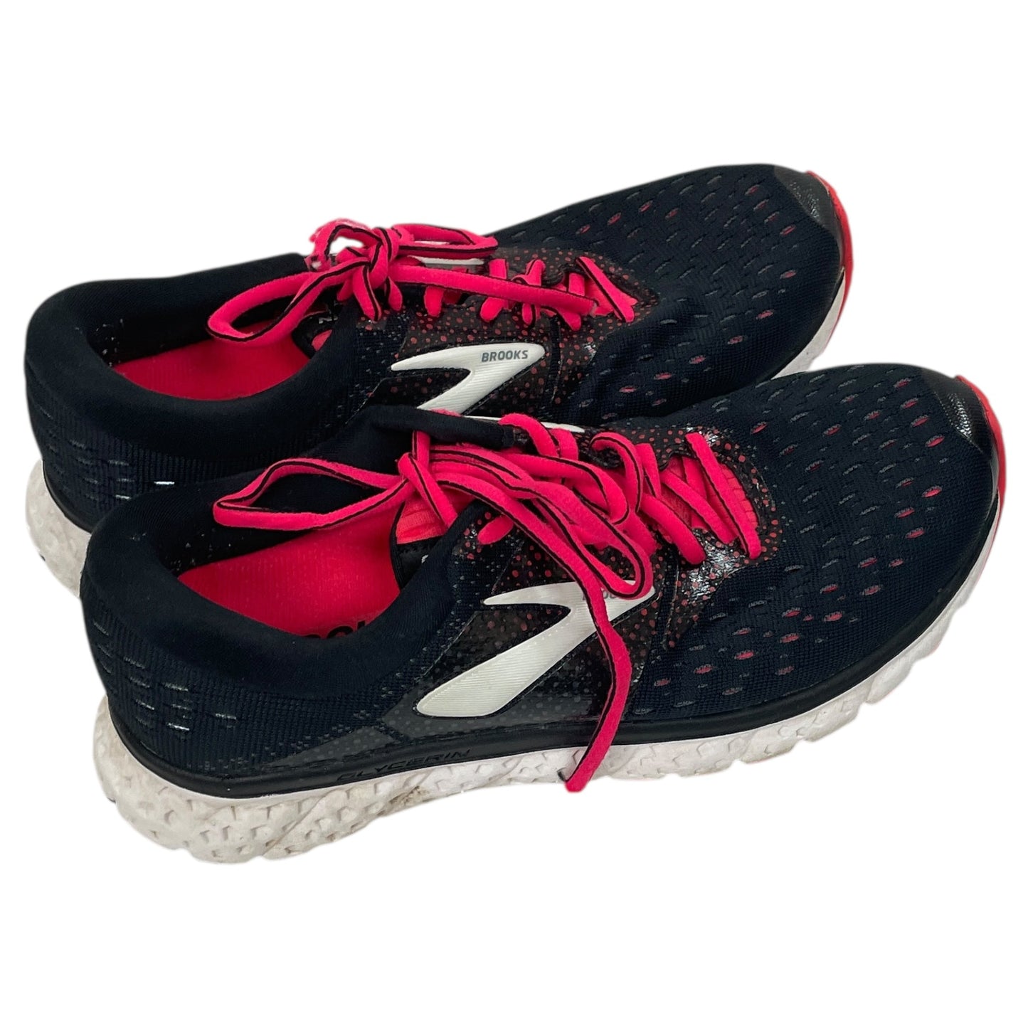 Shoes Athletic By Brooks In Black & Pink, Size:8