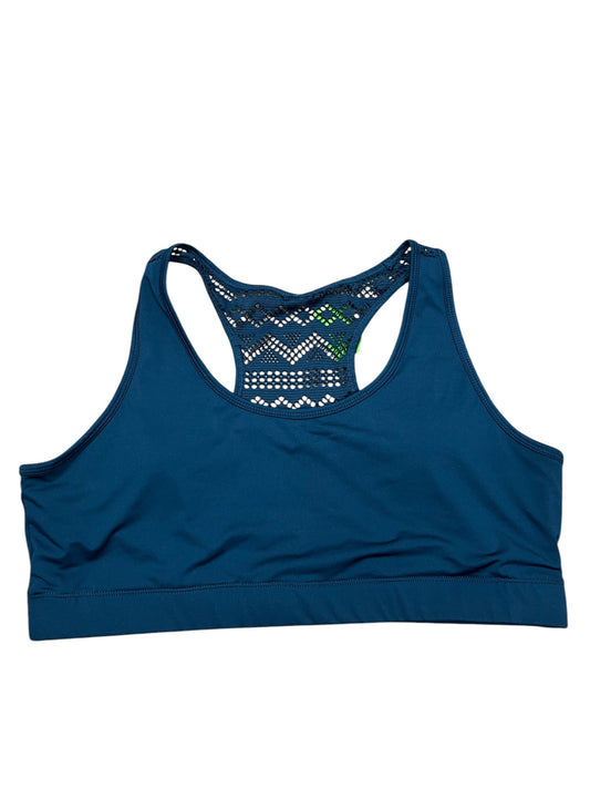 Athletic Bra By Zyia In Blue, Size:Xxl