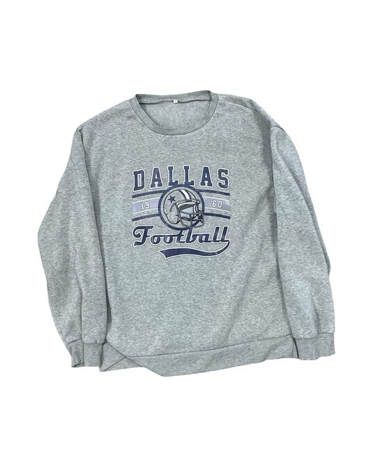 Sweatshirt Crewneck By Clothes Mentor In Grey, Size:L