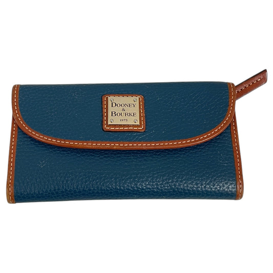 Wallet Designer By Dooney And Bourke In Blue, Size:Medium