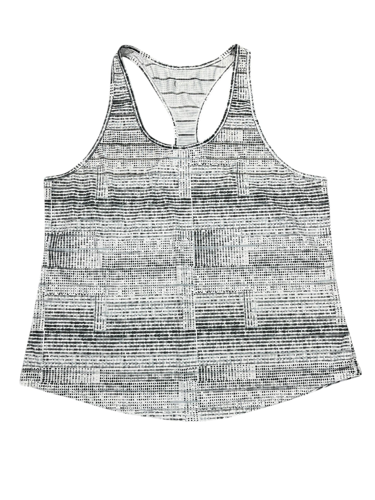 Athletic Tank Top By Zyia In White, Size:3X