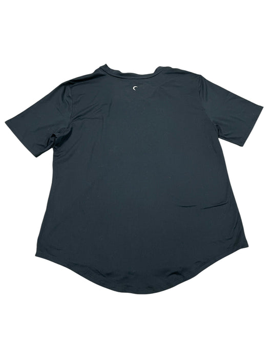 Athletic Top Ss By Zyia In Black, Size:3X
