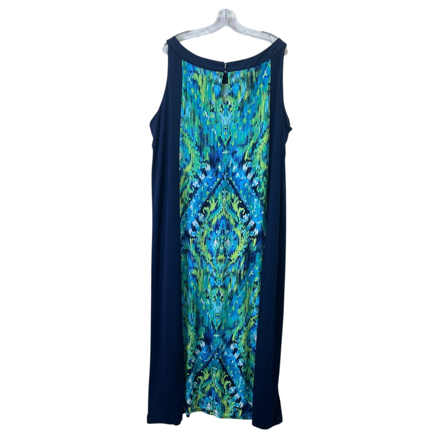 Dress Casual Maxi By Catherines In Blue, Size:5.5