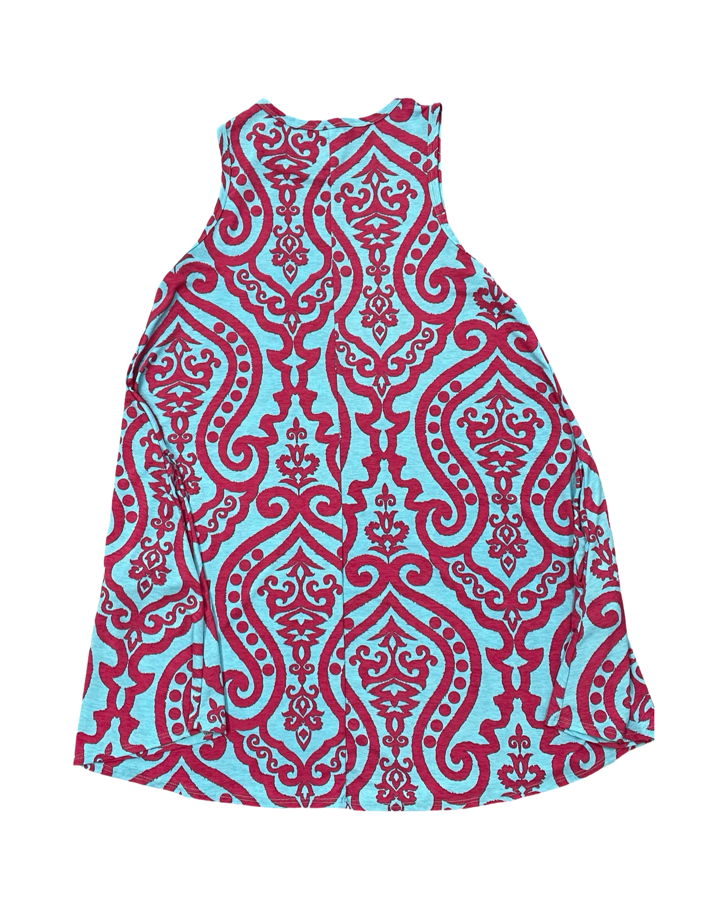 Dress Casual Short By Bellamie In Blue & Red, Size:M