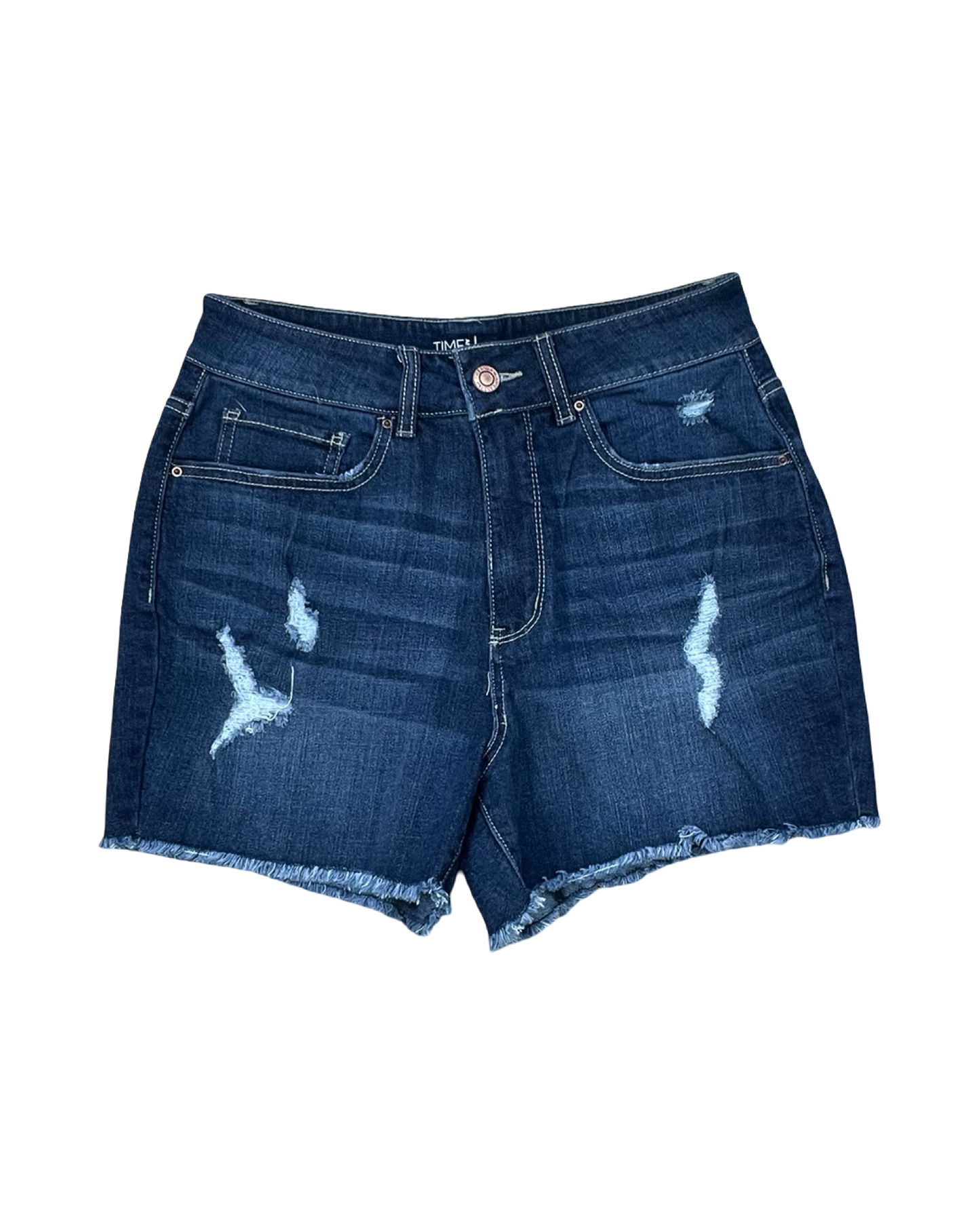 Shorts By Time And Tru In Blue Denim, Size:12