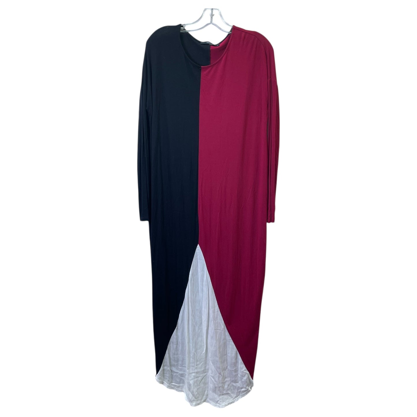 Dress Casual Maxi By Ten 6 Ten In Black & Red, Size:S