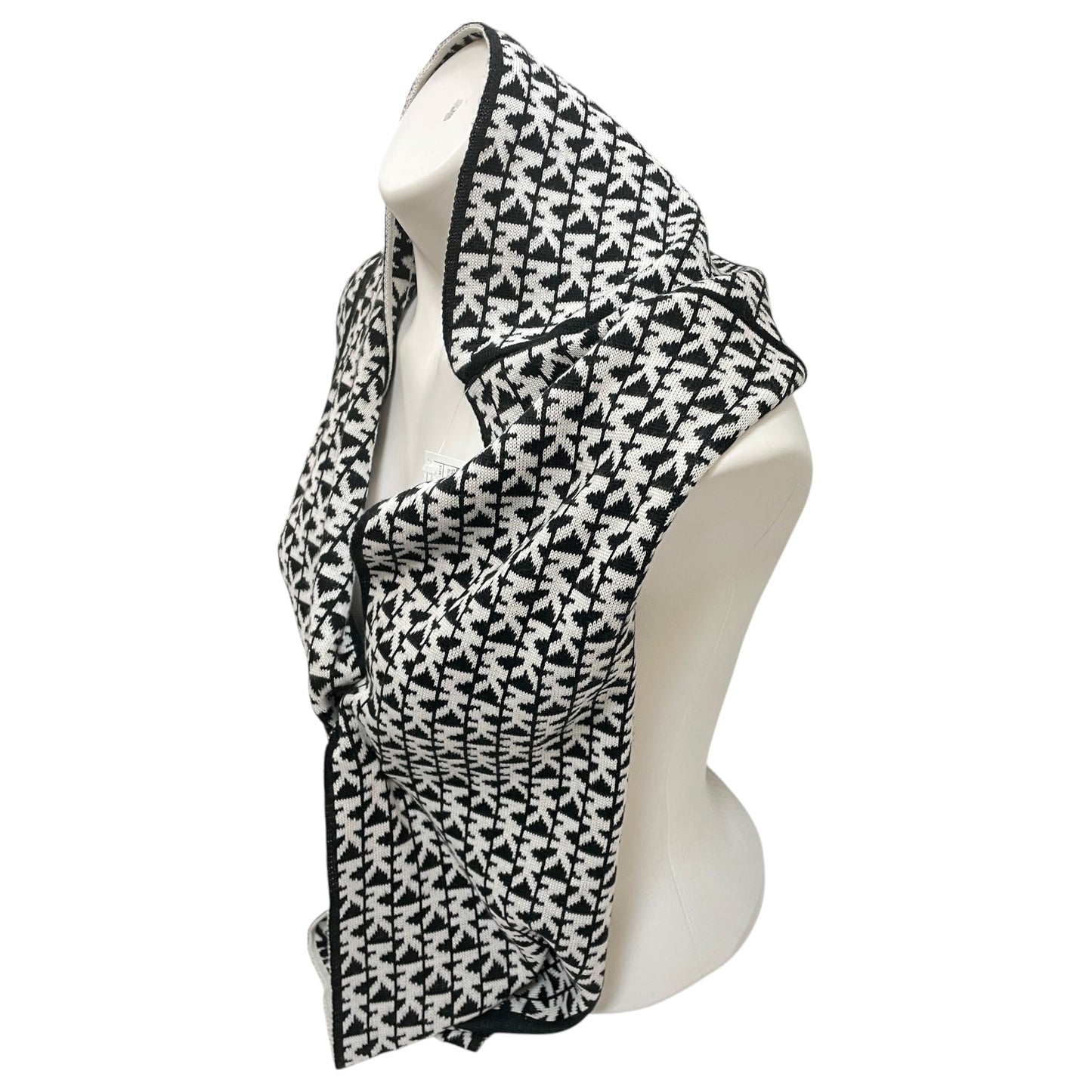 Scarf Winter By Michael By Michael Kors In Black & White
