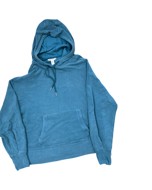 Athletic Sweatshirt Hoodie By Athleta In Teal, Size:L