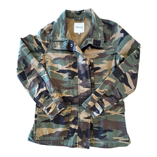 Jacket Utility By Madewell In Camouflage Print, Size:S