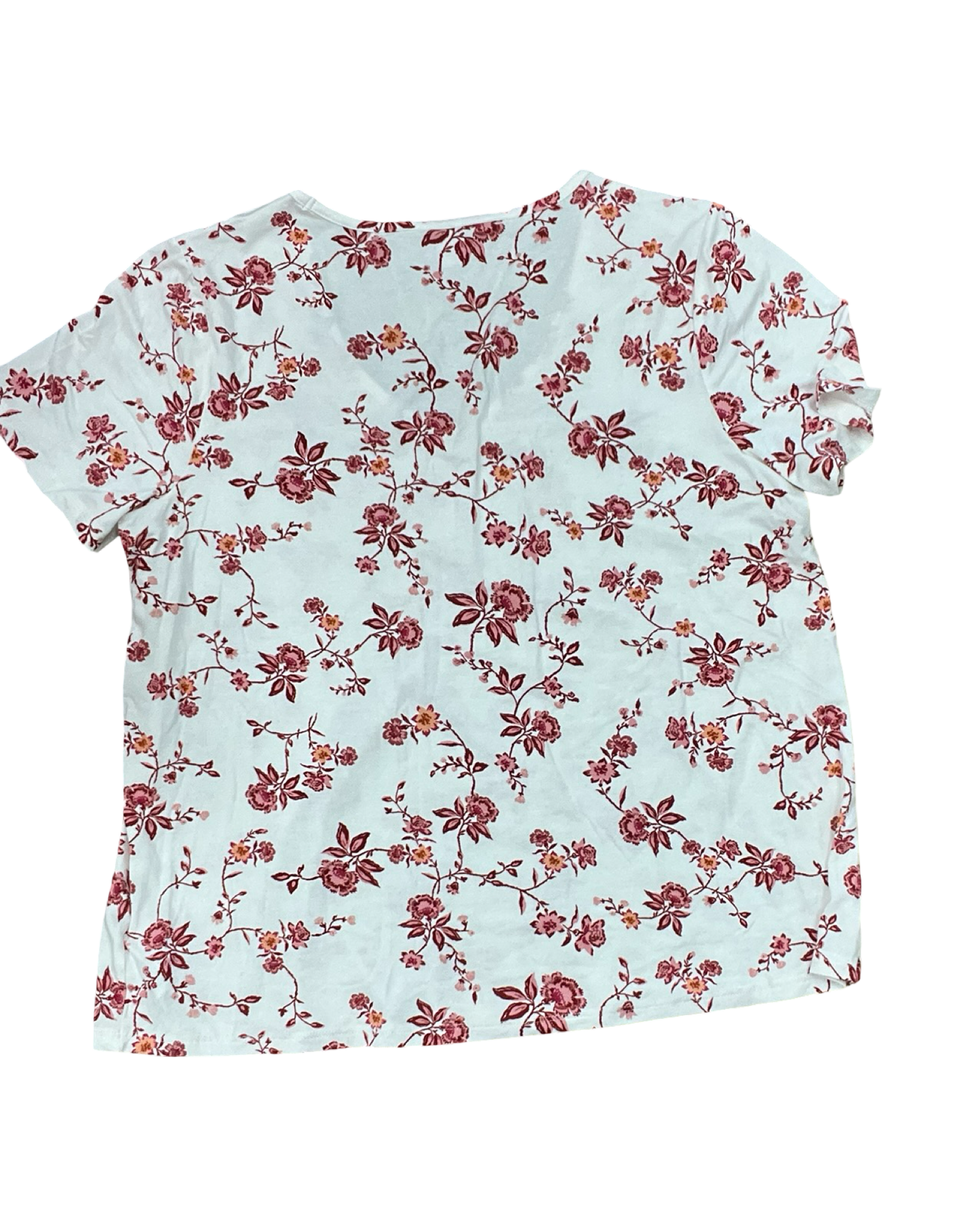Top Ss By Old Navy In Cream & Red, Size:L