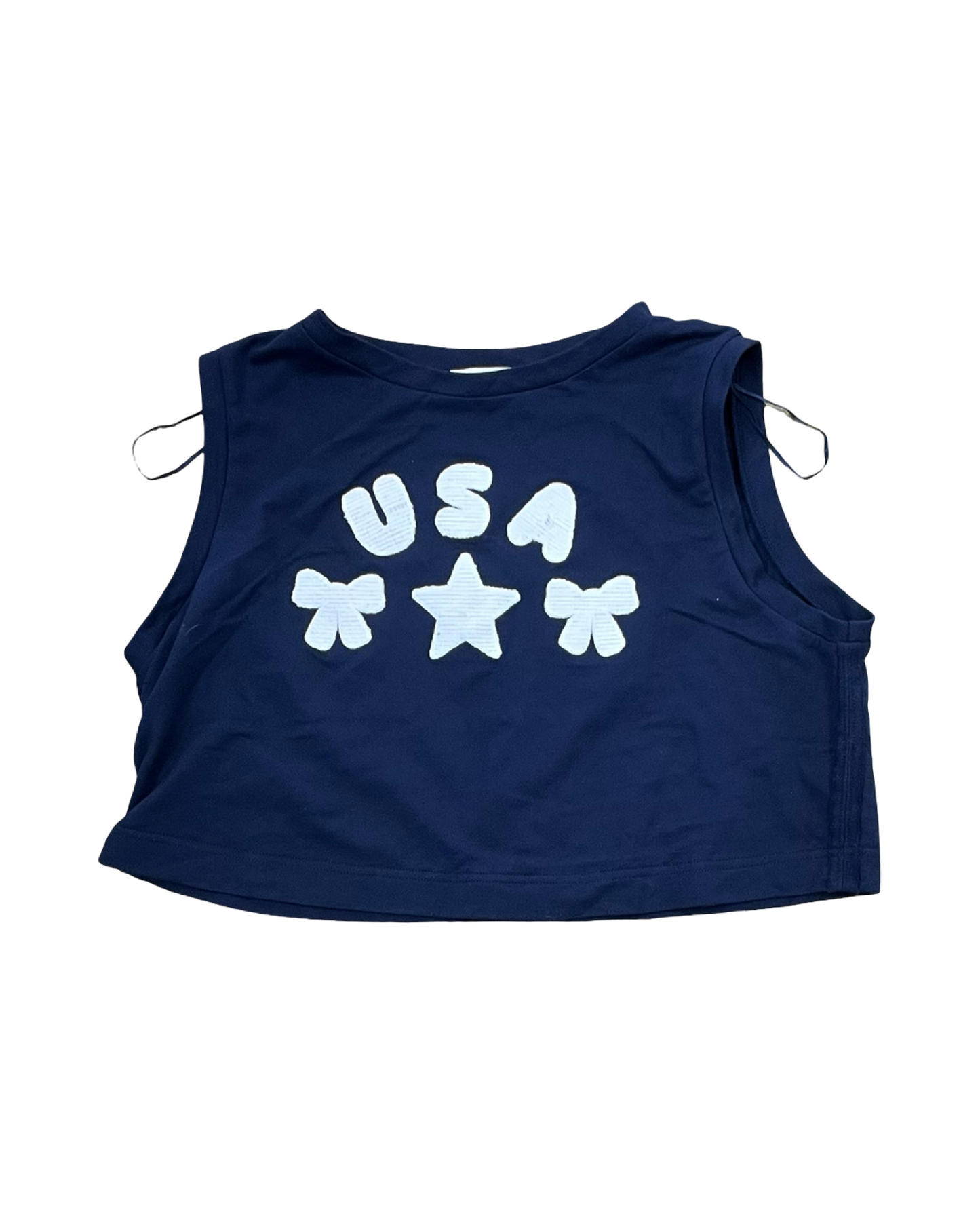 Top Sleeveless By Peach Love Cream California In Blue, Size:M