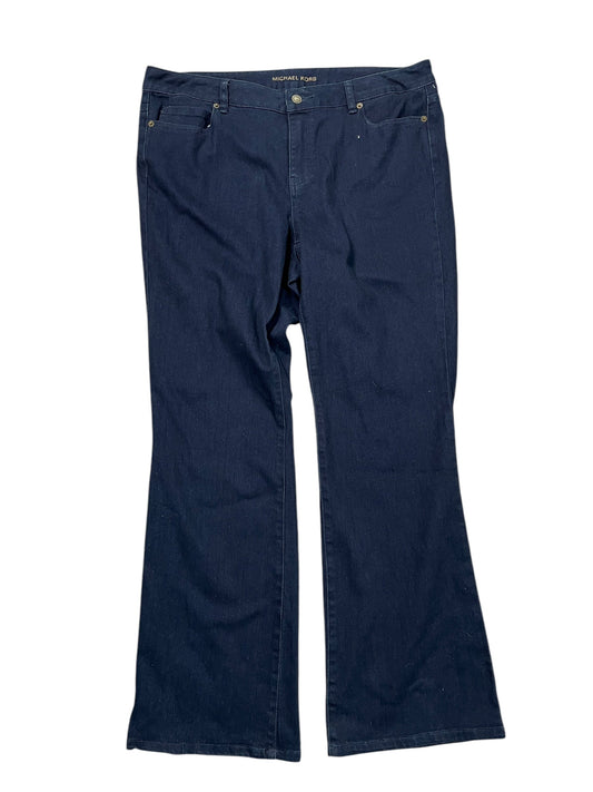 Jeans Designer By Michael Kors In Blue Denim, Size:16