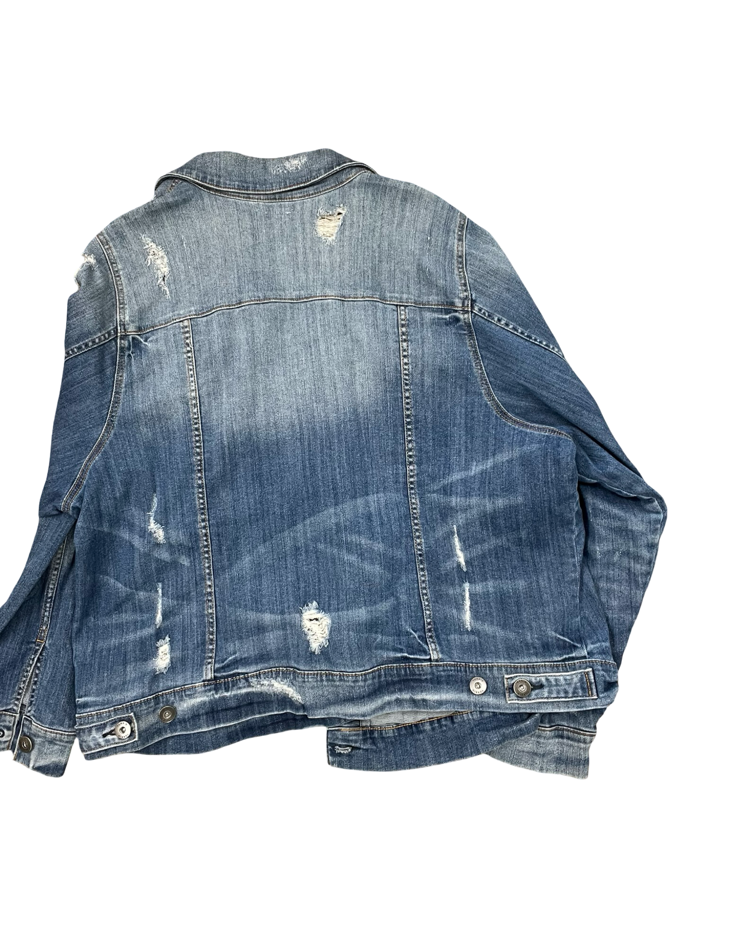 Jacket Denim By Torrid In Blue Denim, Size:4X