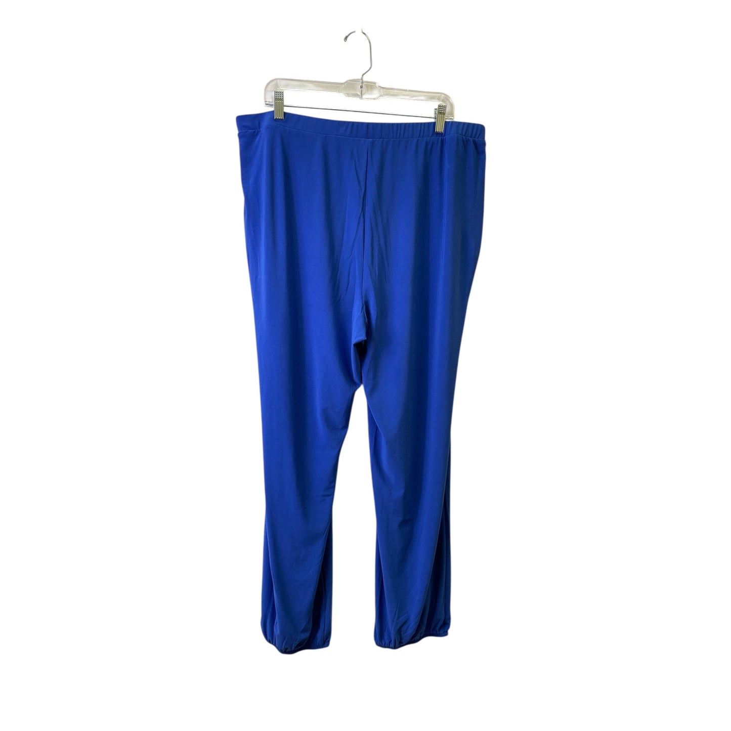 Pants Joggers By Nina Leonard In Blue, Size:1X