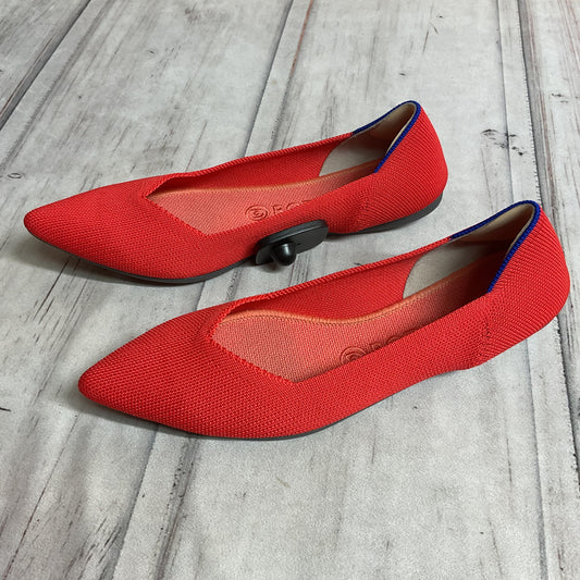 Shoes Flats By Rothys In Red, Size:8.5