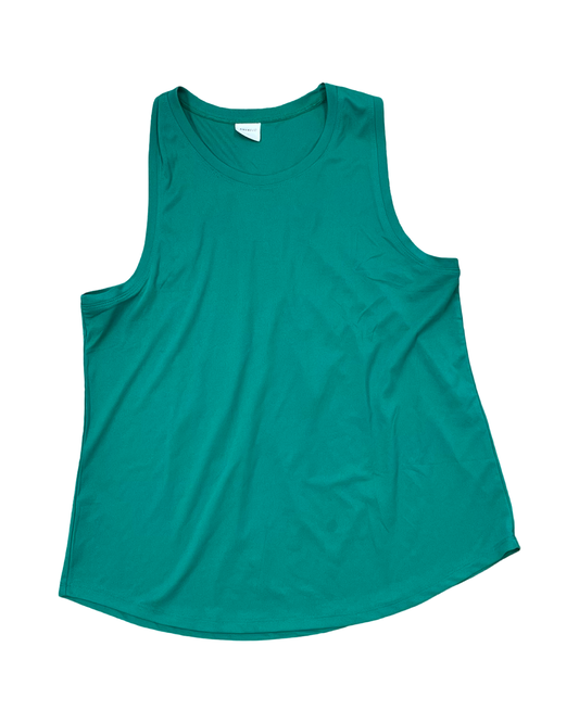 Athletic Tank Top By Clothes Mentor In Green, Size:L