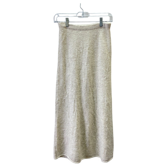 Skirt Maxi By Zara In Beige, Size:S