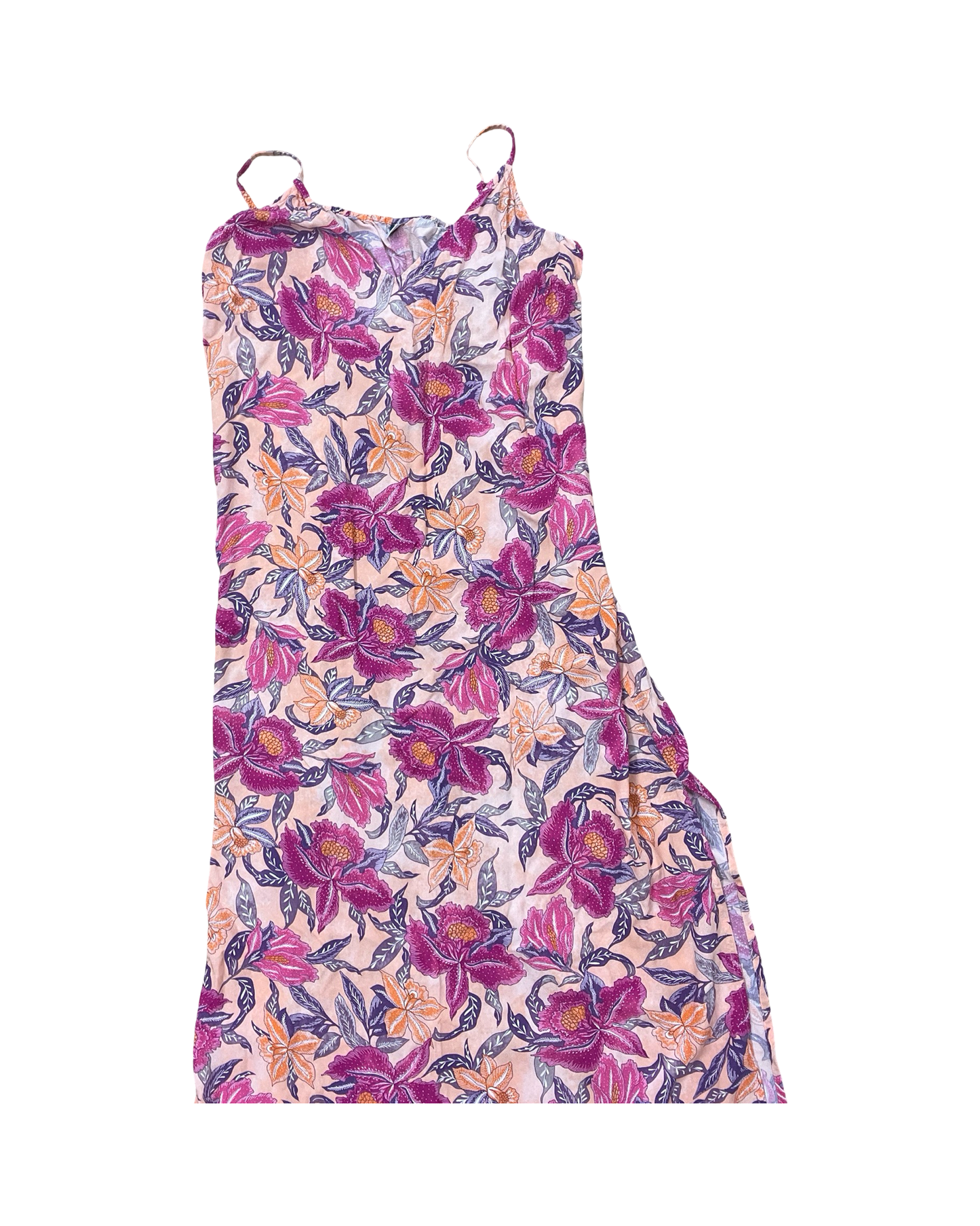 Dress Casual Maxi By Old Navy In Pink & Purple, Size:L