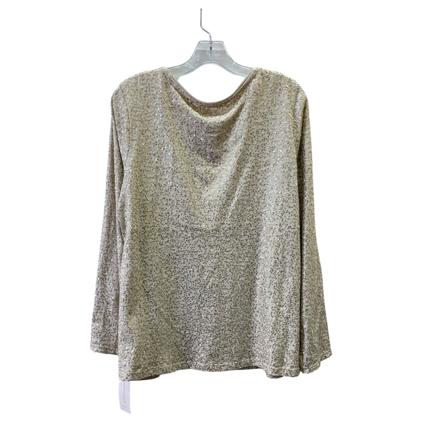 Top Ls Basic By Charter Club In Gold, Size:Xl