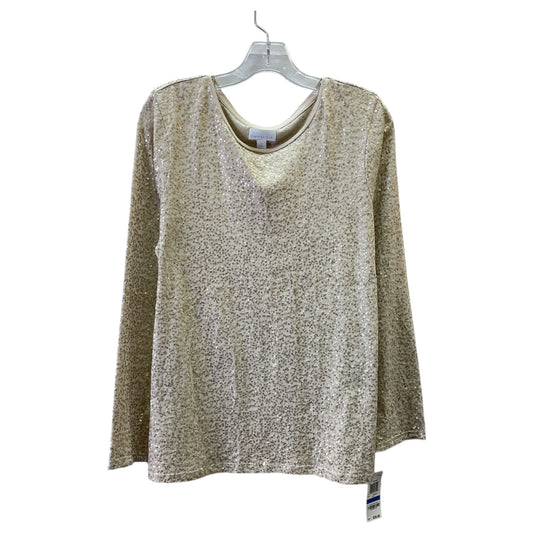 Top Ls Basic By Charter Club In Gold, Size:Xl