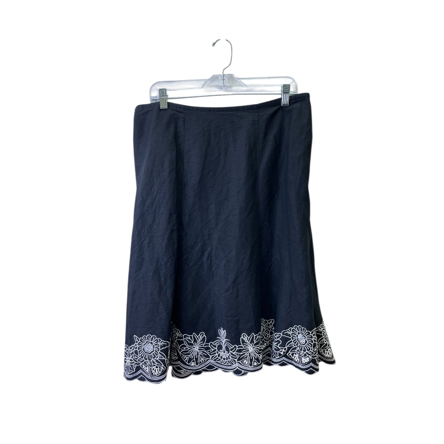 Skirt Set 2Pc By Lane Bryant In Black & White, Size:L