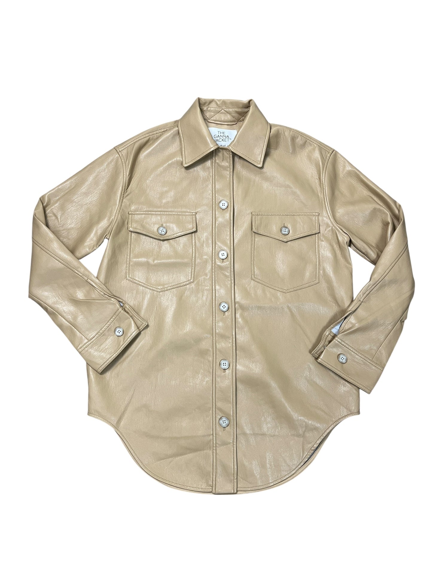Jacket Shirt By Wilfred In Tan, Size:Xs