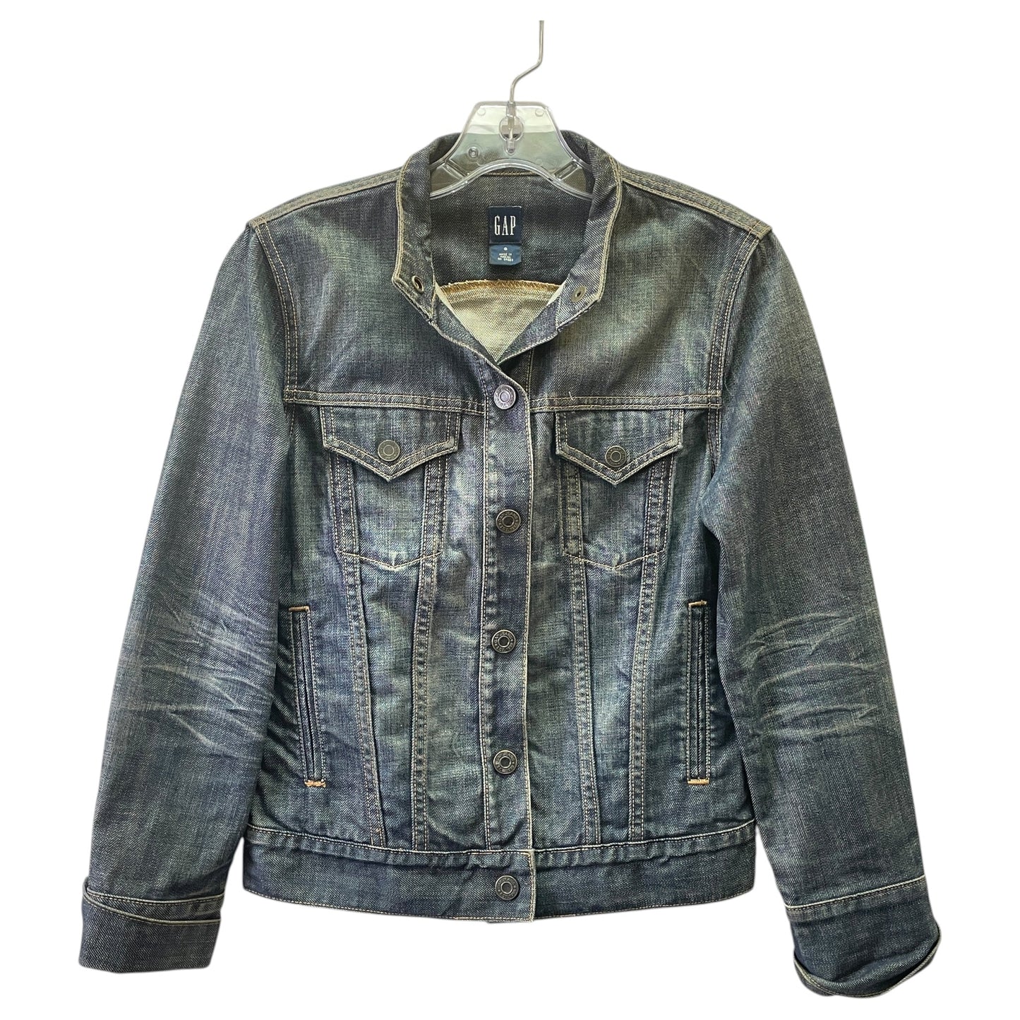Jacket Denim By Gap In Blue, Size:S