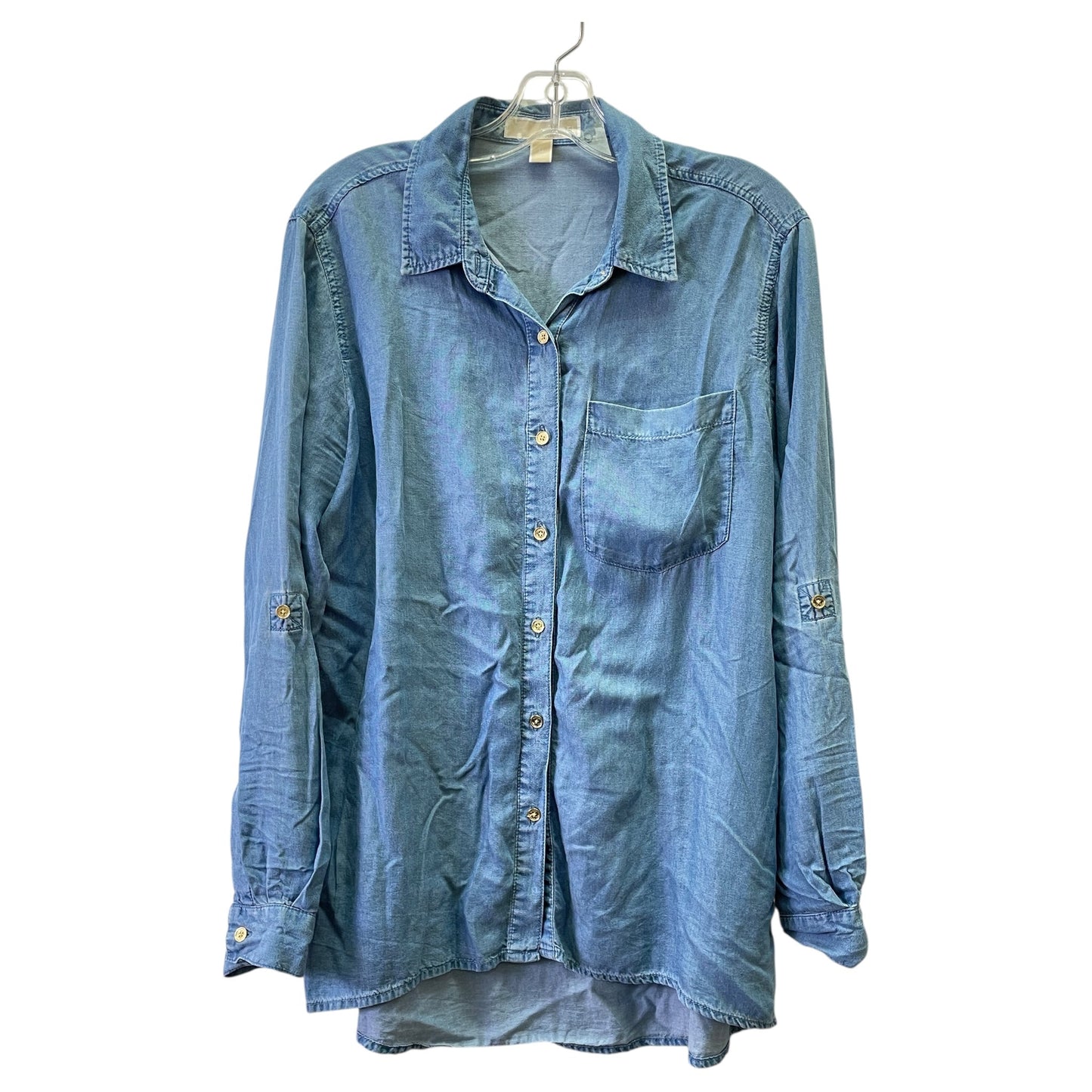Top Ls By Michael By Michael Kors In Blue, Size:M