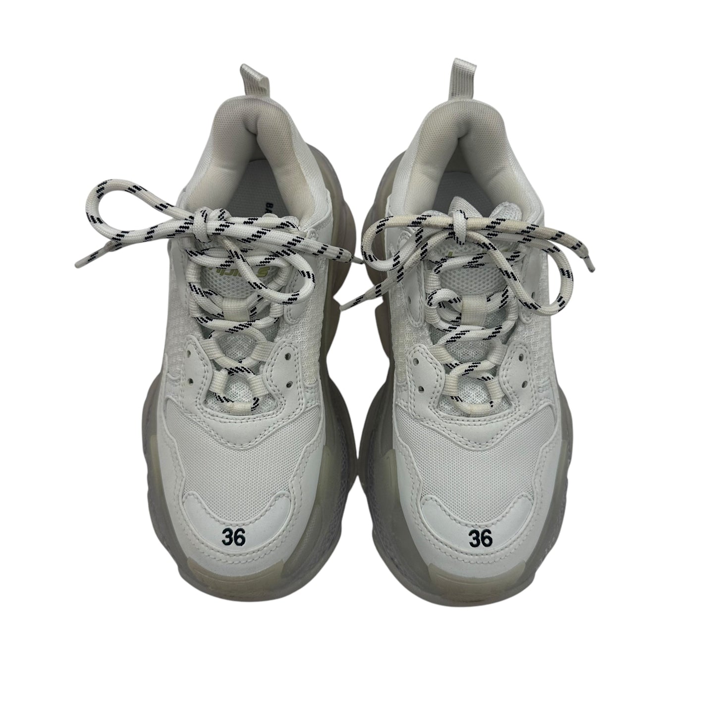 Shoes Luxury Designer By Balenciaga In White, Size:6