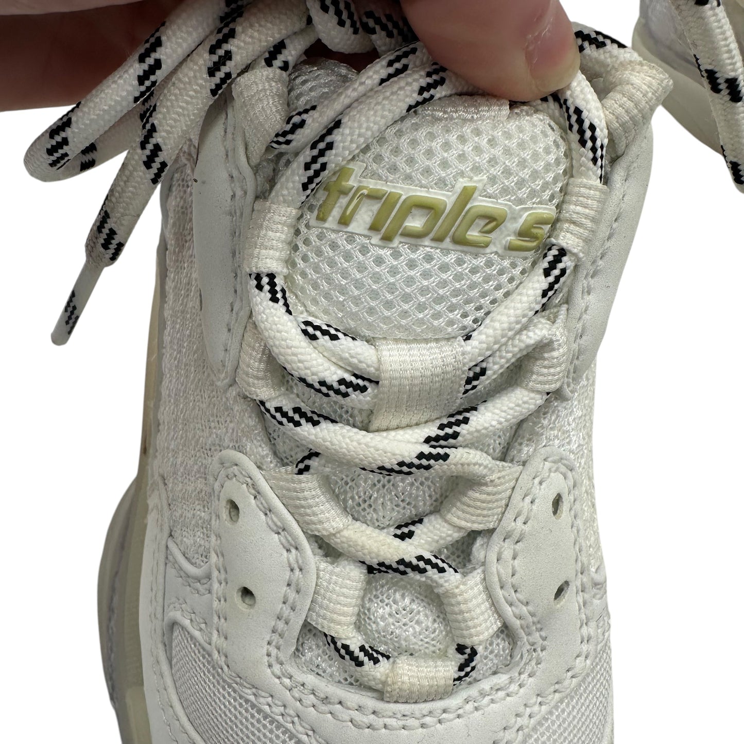 Shoes Luxury Designer By Balenciaga In White, Size:6