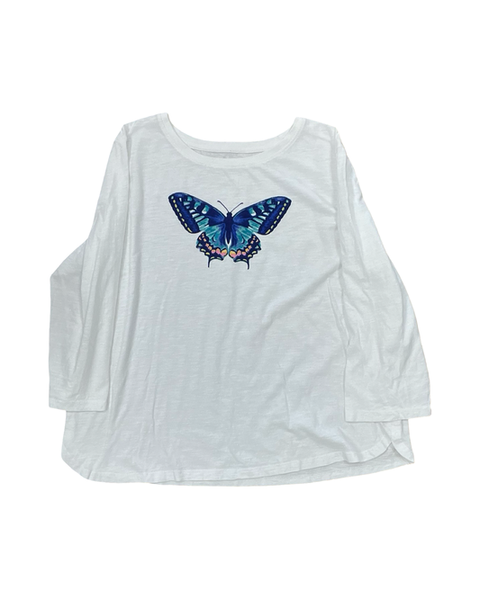 Top Ls By Coldwater Creek In White, Size:L