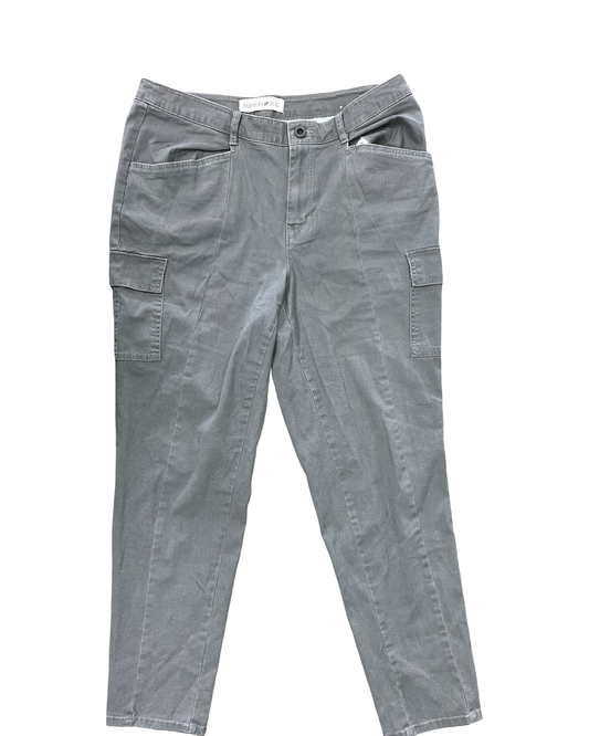 Pants Cargo & Utility By Fashion Bug In Grey, Size:16