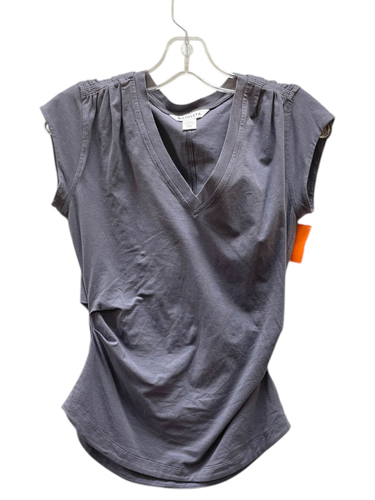 Athletic Top Ss By Athleta In Purple, Size:Xsp