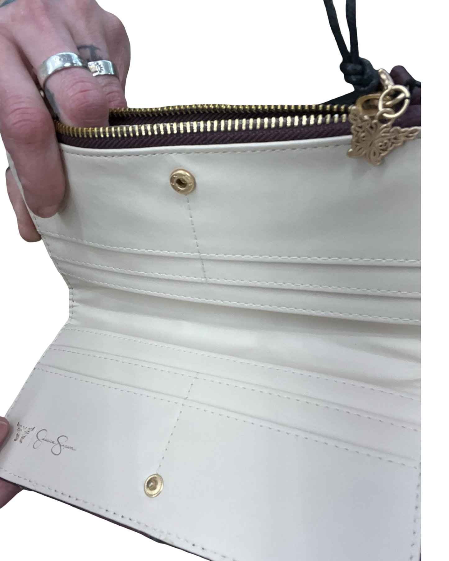 Wallet By Jessica Simpson In Purple, Size:Medium