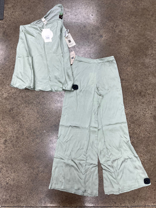 Pants Set 2Pc By   Clothes Mentor In Green, Size:Xs
