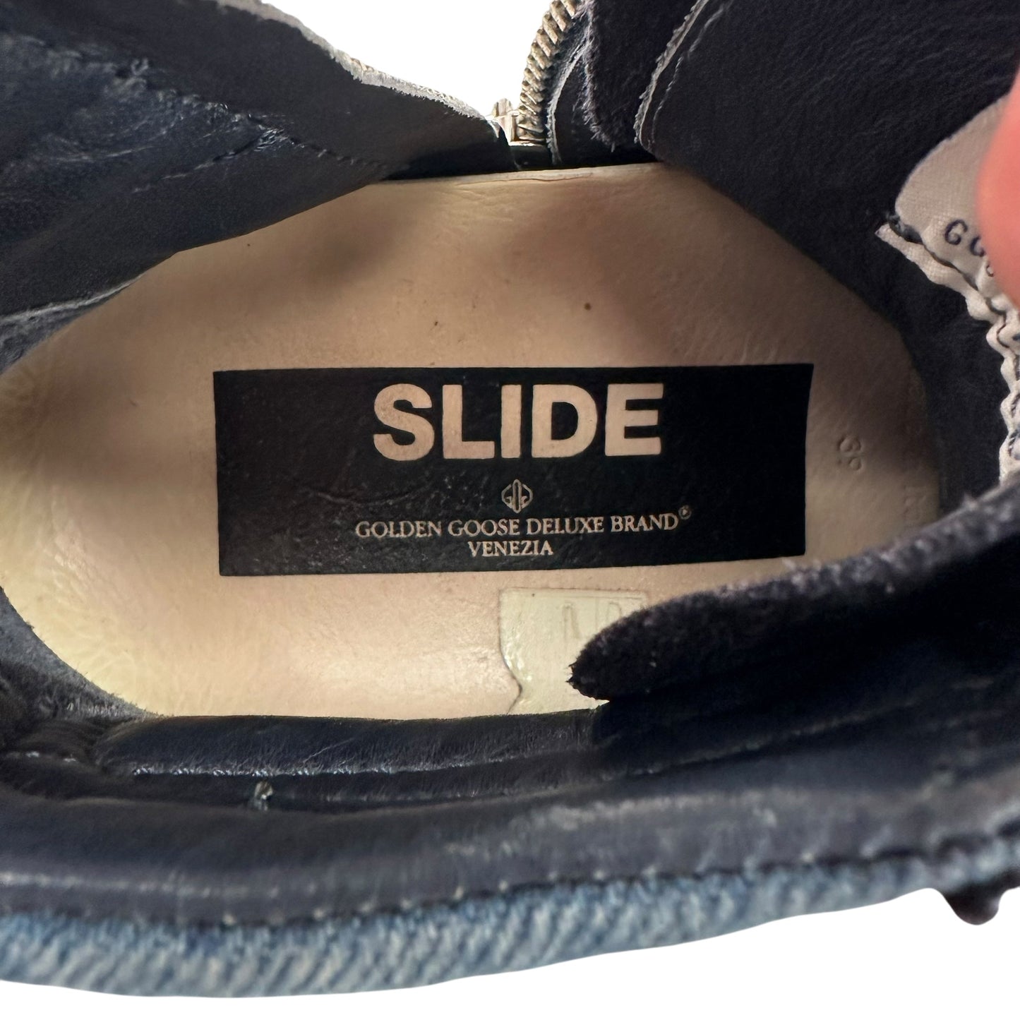 Shoes Luxury Designer By Golden Goose In Blue, Size:8.5