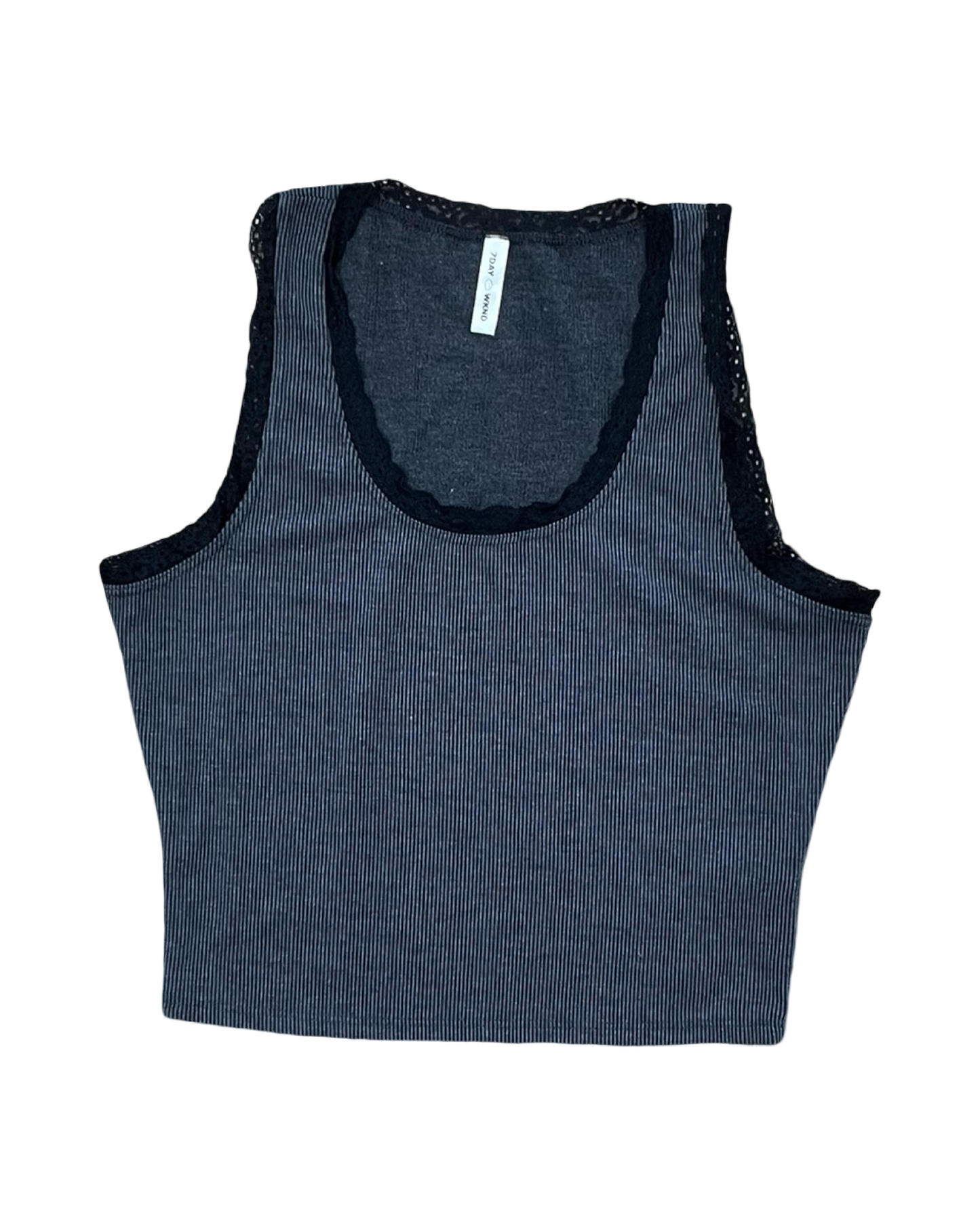 Top Sleeveless By Clothes Mentor In Grey, Size:L