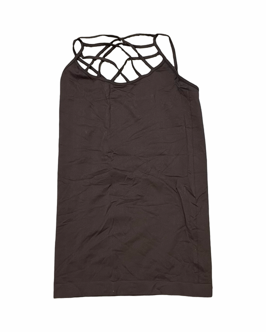 Top Cami By Zenana Outfitters In Brown, Size:L