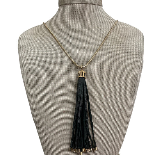 Necklace Charm By Banana Republic In Black & Gold
