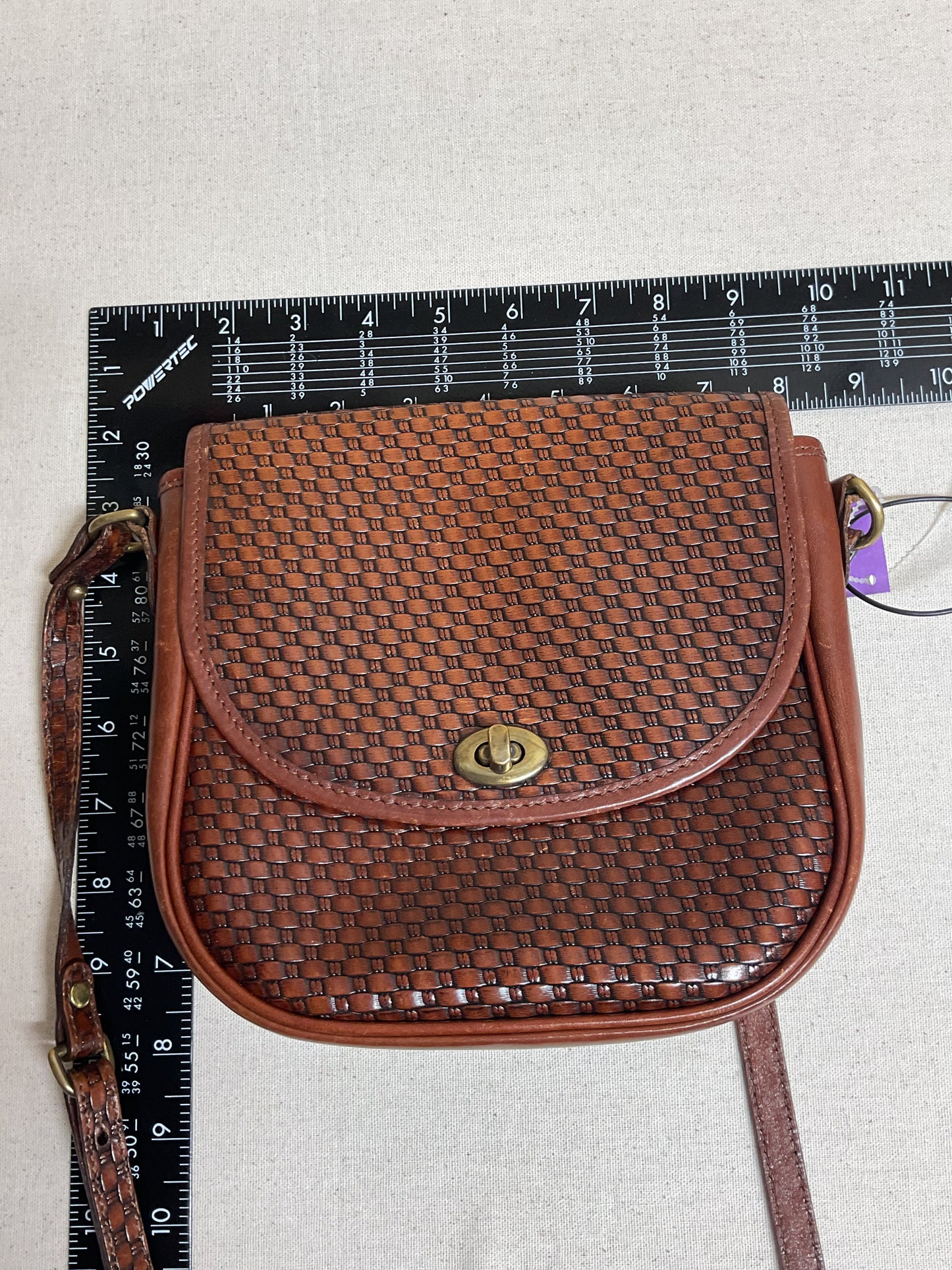 Handbag Designer By Brahmin In Brown, Size:Small