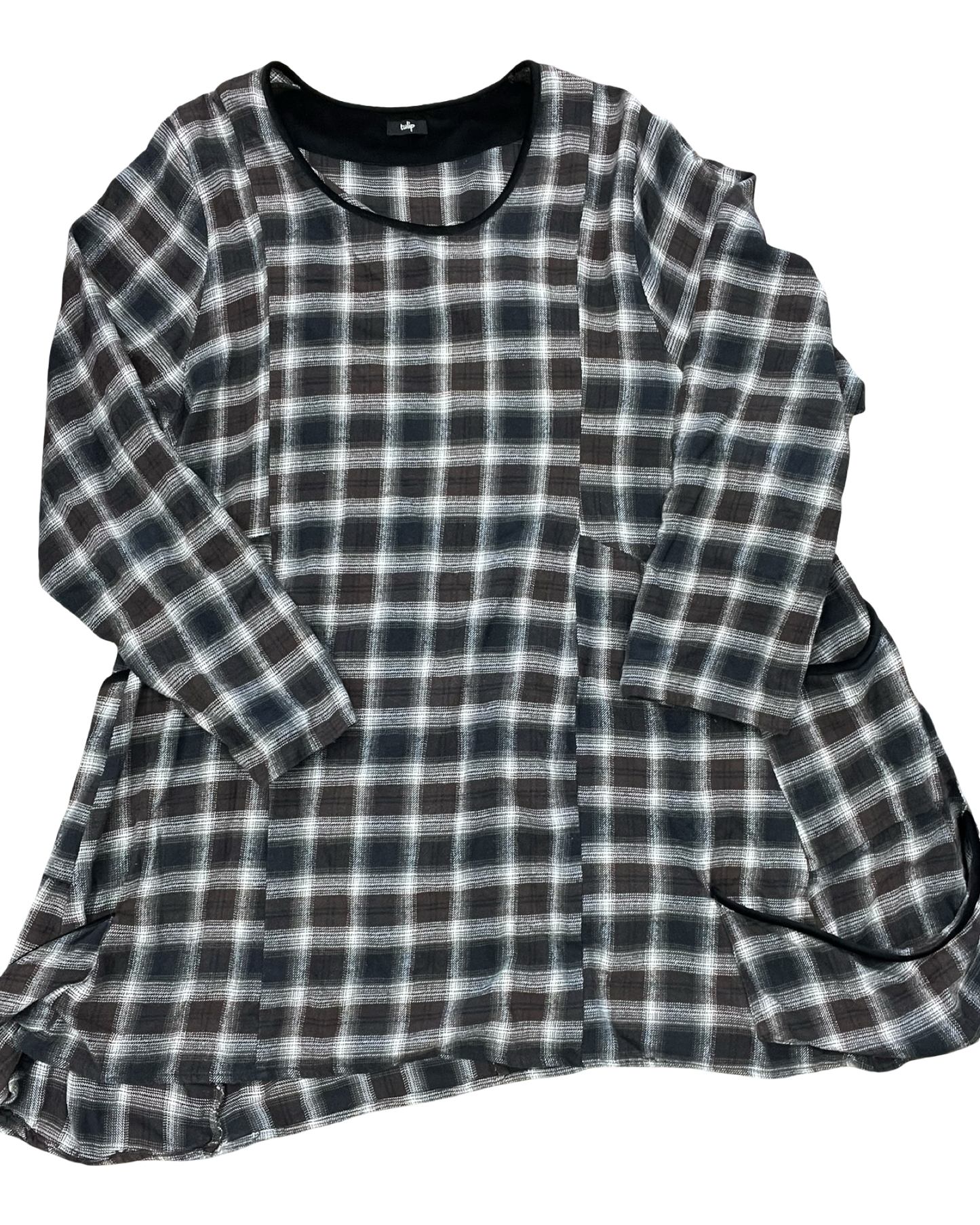 Dress Casual Midi By Clothes Mentor In Brown, Size:Xl