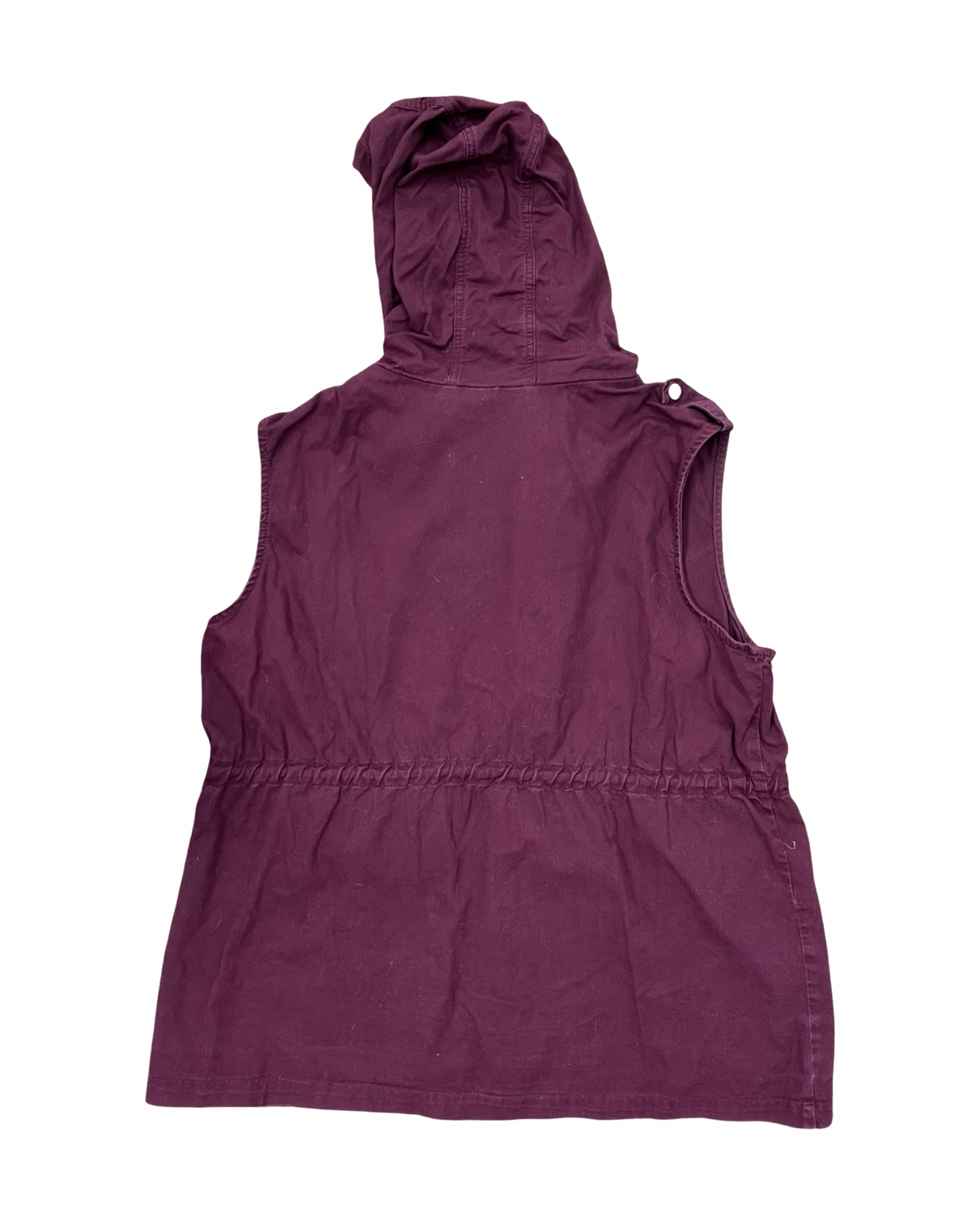 Vest Other By Zenana Outfitters In Maroon, Size:2X