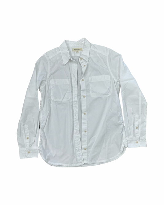 Blouse Ls By Madewell In White, Size:S