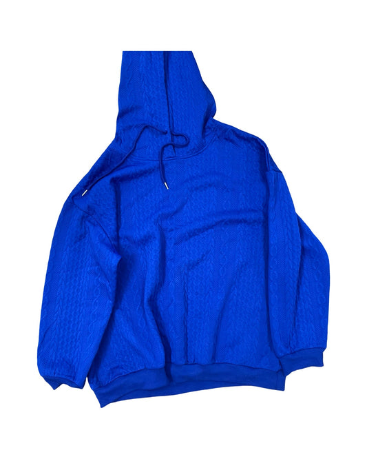 Sweatshirt Hoodie By Clothes Mentor In Blue, Size:1X