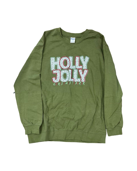 Sweatshirt Crewneck By Clothes Mentor In Green, Size:1X
