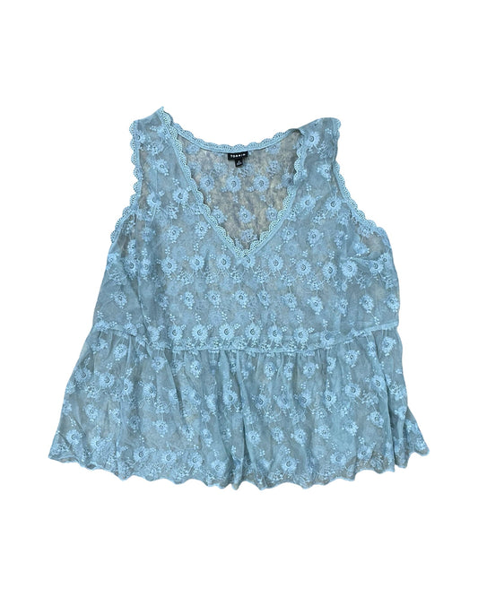 Top Sleeveless By Torrid In Teal, Size:2X